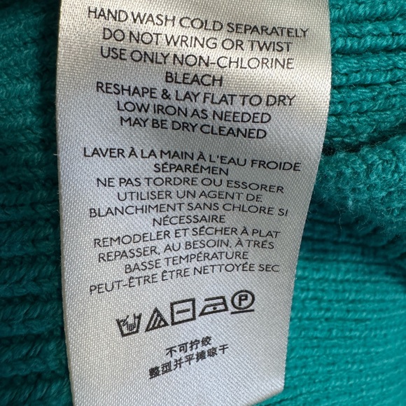 Free People Teal Knit Crewneck Sweater - Picture 12 of 14